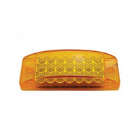 21 LED Reflector Rectangular Clearance Light - Amber or Red LEDs (Amber or Red Lens)