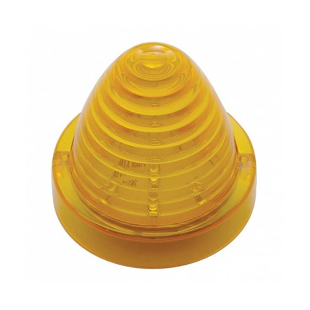 United Pacific - 13 LED Beehive Truck-Lite Style Cab Light - Amber LED (Amber Lens)