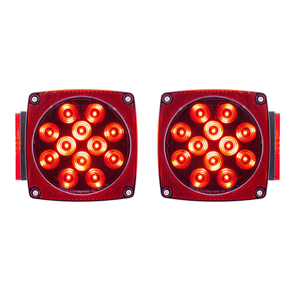 Over 80" Wide LED Submersible Combination Tail Light Kit (Driver, Passenger or Full Kit - 2 lights)