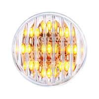 United Pacific - 9 LED 2" Round Marker Light - Amber or Red LEDs (Clear Lens)