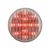 United Pacific - 13 LED 2-1/2" Round Clearance Light - Red LEDs (Clear Lens)