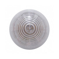 United Pacific - 9 LED 2" Round Beehive Clearance Light - Red LEDs (Clear Lens)