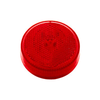 8 LED 2-1/2" Round Reflectorize Clearance Light - Amber or Red LEDs (Amber or Red Lens)