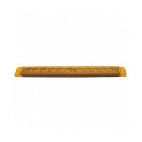 United Pacific - 11 LED 17" Turn Signal Light Bar Only - Amber LEDs (Amber Lens)