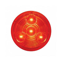 4 LED 2-1/2" Round Low Profile Clearance Light - Amber or Red LEDs (Amber or Red Lens)