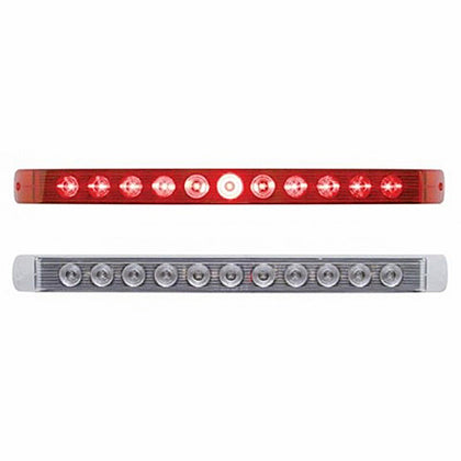 United Pacific - 11 LED 17" Stop, Turn & Tail Light Bar Only - Red LEDs (Red or Clear Lens)