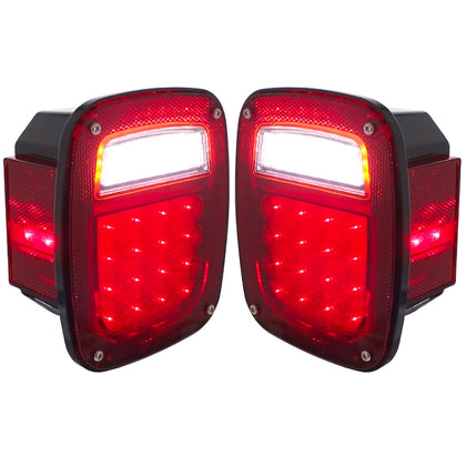 LED Universal Combination Tail Light Without License Light & Side Marker (Driver or Passenger Side)