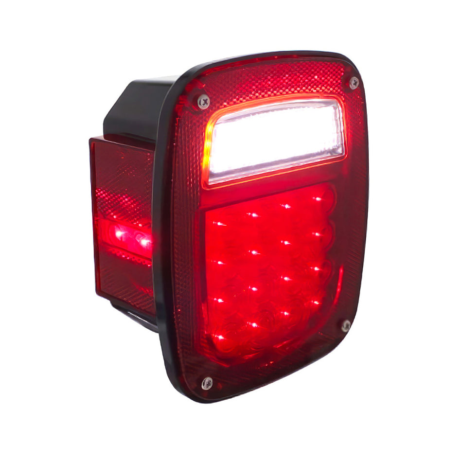 LED Universal Combination Tail Light Without License Light & Side Marker (Driver or Passenger Side)