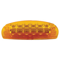 United Pacific - 12 LED Reflector Rectangular Clearance Light - Amber LEDs (Amber Lens)