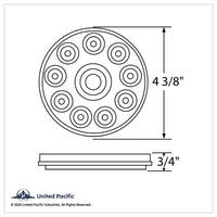 10 LED 4" Turn Signal Light - Amber LEDs (Amber Lens) Light Only or Full Light Kit