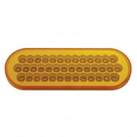 United Pacific - 40 LED Oval Turn Signal Light - Amber LEDs (Amber Lens)