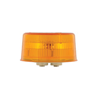 9 LED 2" Round Reflector Clearance Light - Amber or Red LEDs (Amber, Red or Clear Lens)