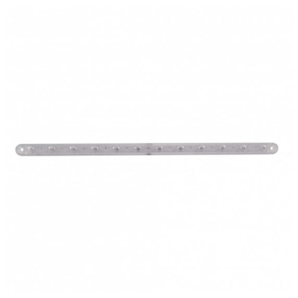 12 LED 12" Ultra Slim Turn Signal Light Bar Only - Amber or Red LEDs (Amber, Red or Clear Lens)