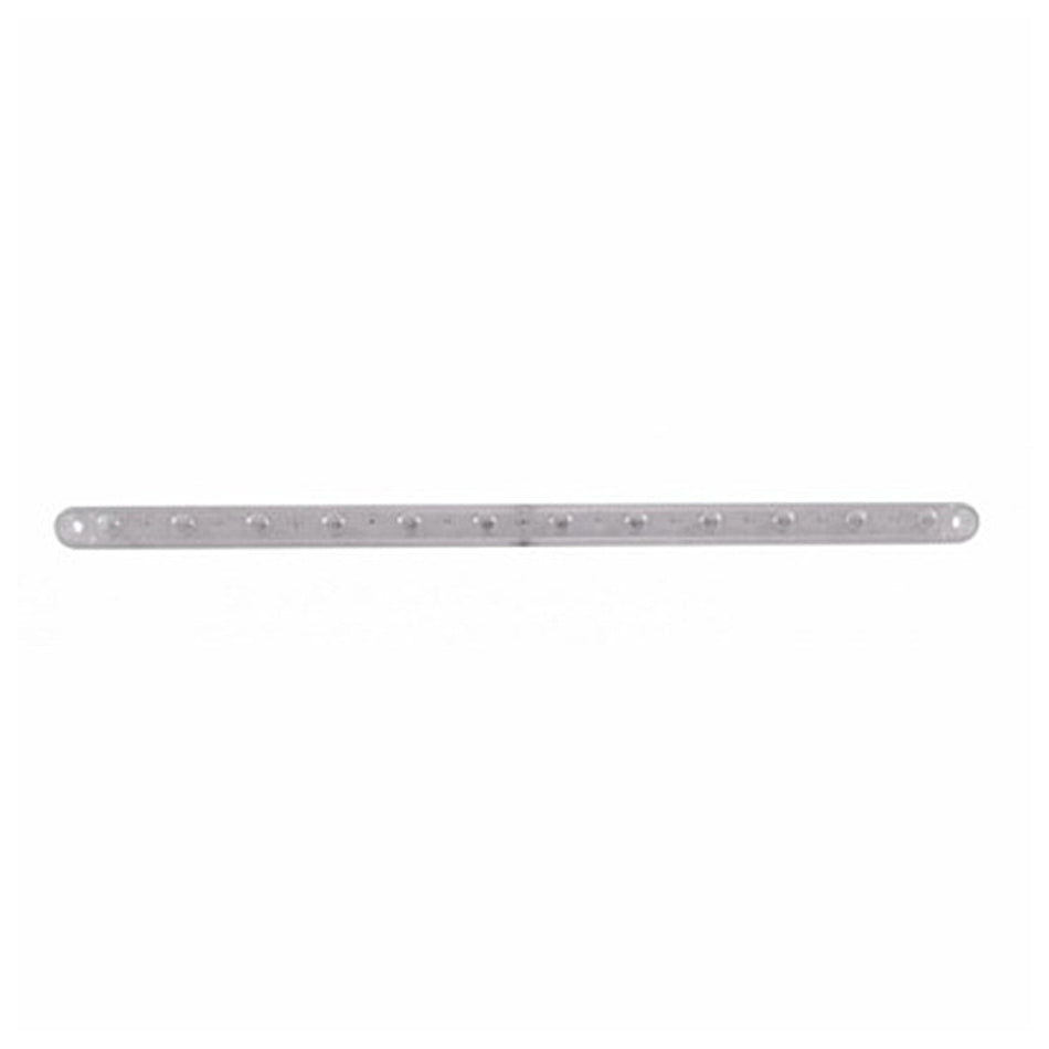 12 LED 12" Ultra Slim Turn Signal Light Bar Only - Amber or Red LEDs (Amber, Red or Clear Lens)