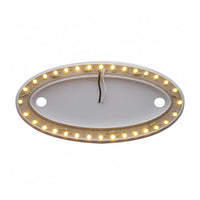 United Pacific - 32 LED Large Peterbilt Emblem Light Base - Amber LEDs