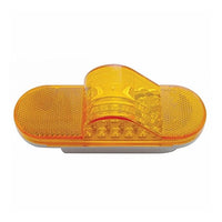 18 LED Mid-Trailer Turn Signal Light - Amber LEDs (Amber Lens) Light Only or Full Light Kit