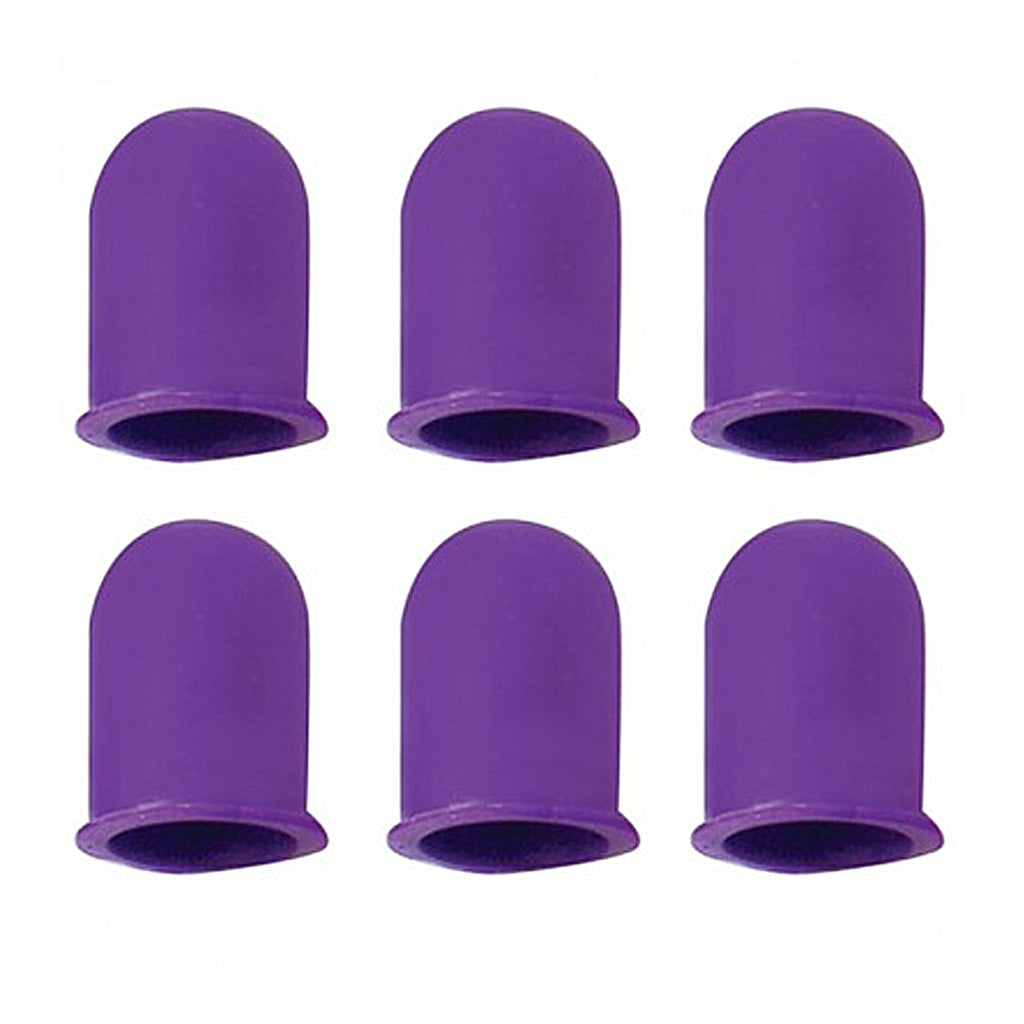 United Pacific - Small Bulb Covers For 194 Bulbs & Other Small Bulbs - Purple (6-Pack)