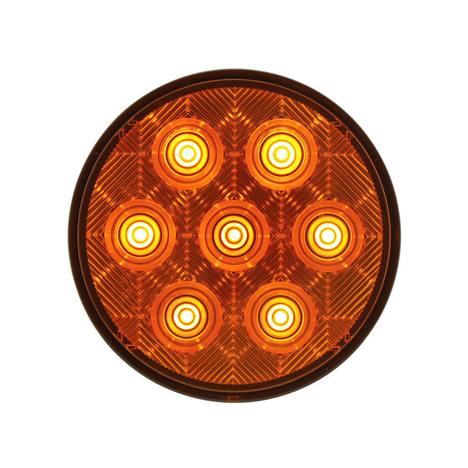 17 LED Dual Function Reflector Cab Light - Amber or Red LEDs (Amber, Red or Clear Lens)