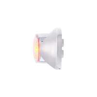 5 LED Reflector Light (Auxiliary/Utility) With Side Ditch Light - Amber, Red or White LEDs (Clear Lens)
