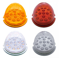 17 LED Dual Function Reflector Cab Light - Amber, Red LEDs (Amber, Red or Clear Lens)