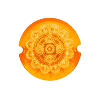 17 LED Dual Function Reflector Cab Light - Amber, Red LEDs (Amber, Red or Clear Lens)