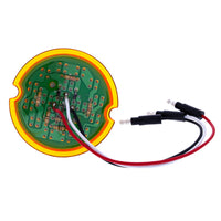 17 LED Dual Function Reflector Cab Light - Amber, Red LEDs (Amber, Red or Clear Lens)