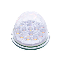 17 LED Dual Function Reflector Cab Light - Amber, Red LEDs (Amber, Red or Clear Lens)