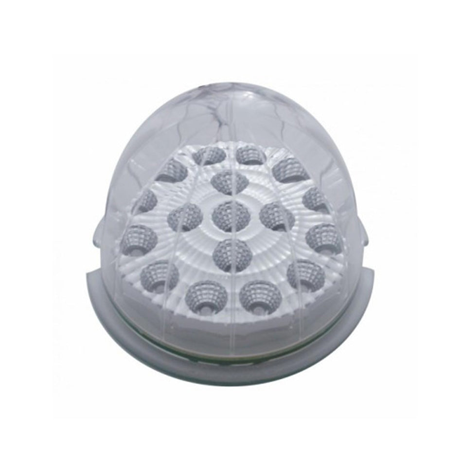17 LED Dual Function Reflector Cab Light - Amber, Red LEDs (Amber, Red or Clear Lens)