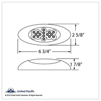 16 LED Phantom I Reflector Clearance Light - Amber LEDs (Amber Lens)