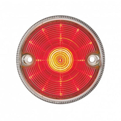 15 LED 3" Series 2 Light For Double Face Light Housing - Red LEDs (Clear Lens)