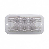 6 LED Dual Function Light - Amber or Red LEDs (Red or Clear Lens)