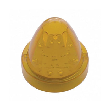 United Pacific - 13 LED Watermelon Truck-Lite Style Cab Light - Amber LEDs (Amber Lens)