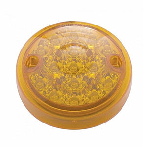 15 LED 3" Single Function Reflector Single Face Light Only - Amber or Red LEDs (Amber, Red or Clear Lens)