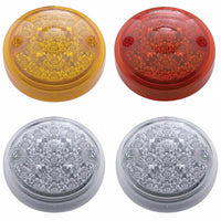 15 LED 3" Single Function Reflector Single Face Light Only - Amber or Red LEDs (Amber, Red or Clear Lens)
