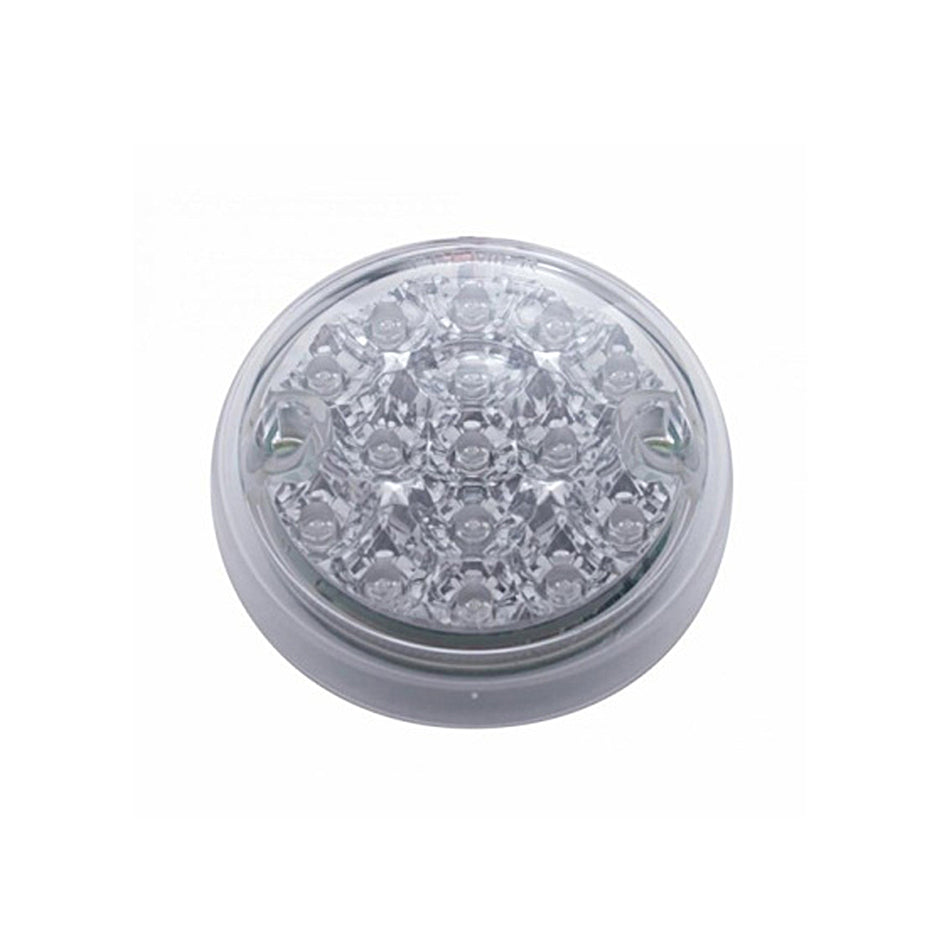 15 LED 3" Single Function Reflector Single Face Light Only - Amber or Red LEDs (Amber, Red or Clear Lens)