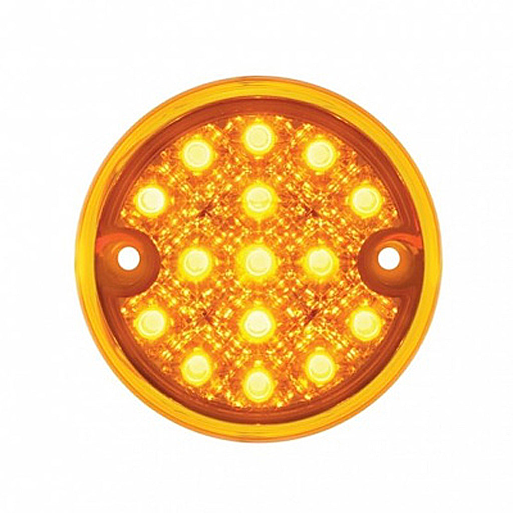 15 LED 3" Reflector Series 4 Light Only For Double Face Light Housing - Amber or Red LEDs (Amber, Red or Clear Lens)