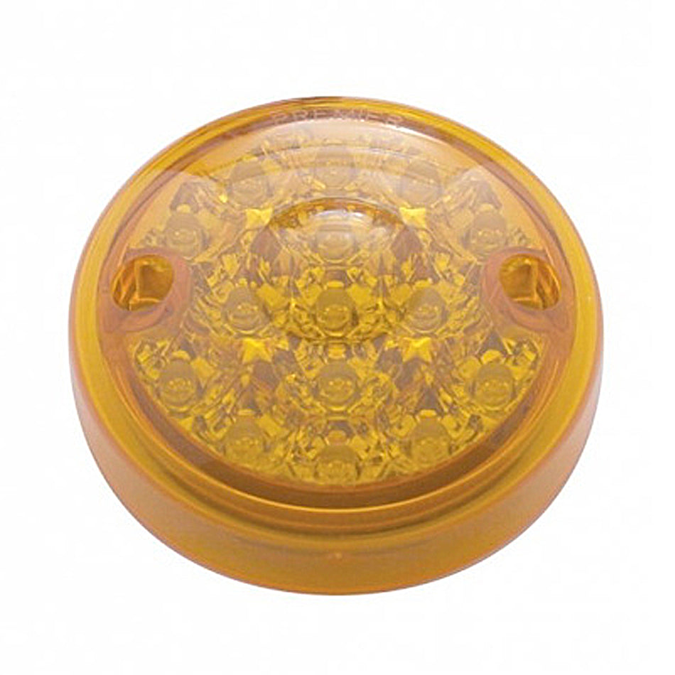 15 LED 3" Dual Function Reflector Single Face Light Only - Amber or Red LEDs (Amber, Red or Clear Lens)