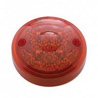 15 LED 3" Dual Function Reflector Single Face Light Only - Amber or Red LEDs (Amber, Red or Clear Lens)