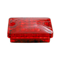 United Pacific - 4 LED Small Rod Light Only - Red LEDs (Red Lens)