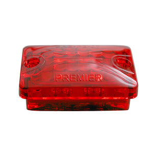 United Pacific - 4 LED Small Rod Light Only - Red LEDs (Red Lens)