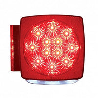 Over 80" Wide LED Reflector Submersible Combination Tail Light With License Light