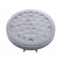 36 LED 4" Round Stop, Turn & Tail Light - Red LEDs (Clear Lens)