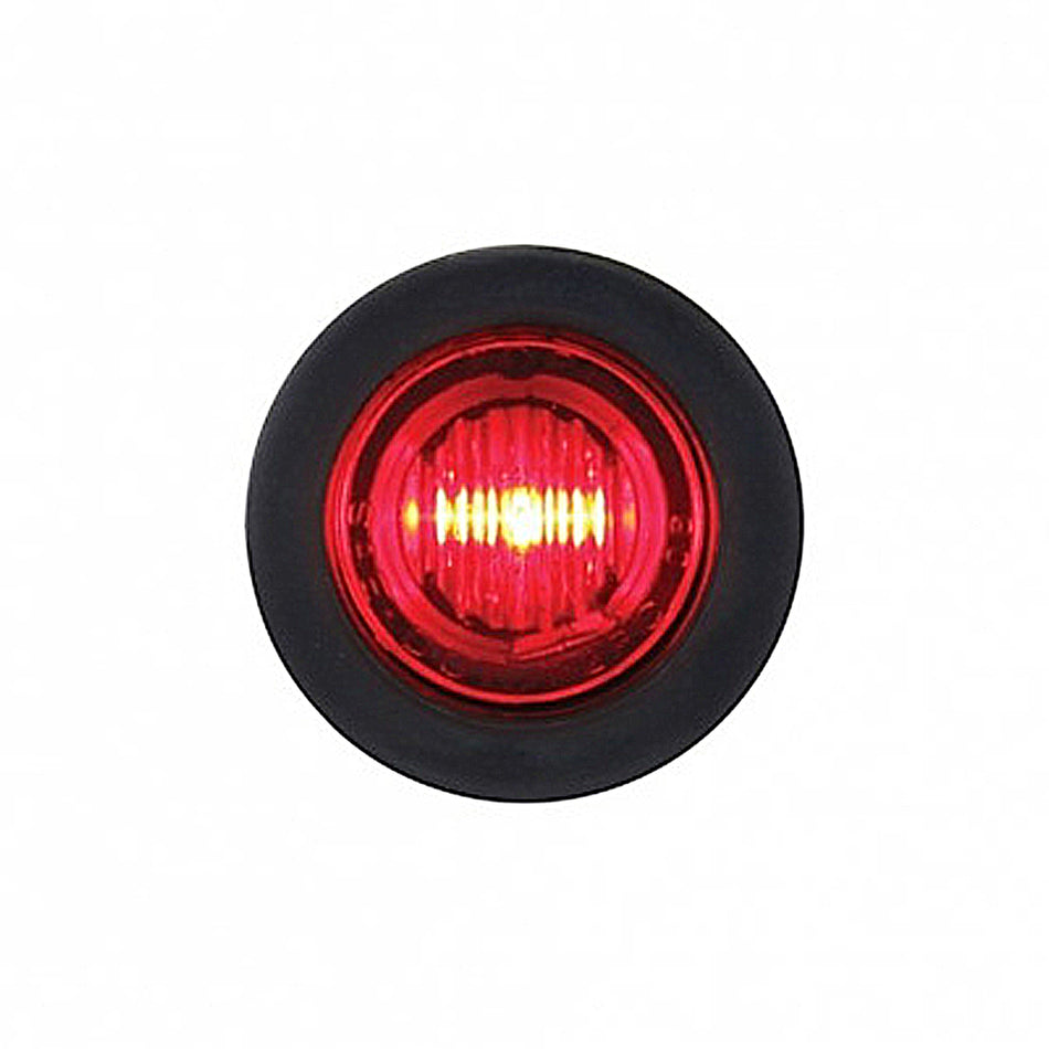 United Pacific - 3 LED 3/4" Mini Clearance Light - Amber LEDs (Amber Lens)