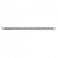 19 LED 12" Reflector Turn Signal Light Bar - Amber or Red LEDs (Amber, Red or Clear Lens)