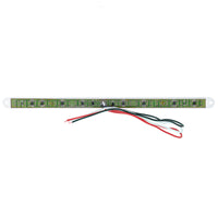 19 LED 12" Reflector Turn Signal Light Bar - Amber or Red LEDs (Amber, Red or Clear Lens)