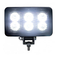 United Pacific - 6 High Power 1 Watt LED Rectangular Work Light