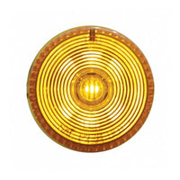 United Pacific - Single LED 2" Round Clearance Light - Amber LEDs (Amber Lens)