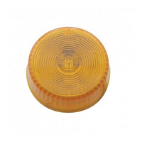 United Pacific - Single LED 2" Round Clearance Light - Amber LEDs (Amber Lens)