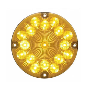 United Pacific - 17 LED 7" Turn/Stop Signal Light - Amber or Red LEDs (Amber or Red Lens)