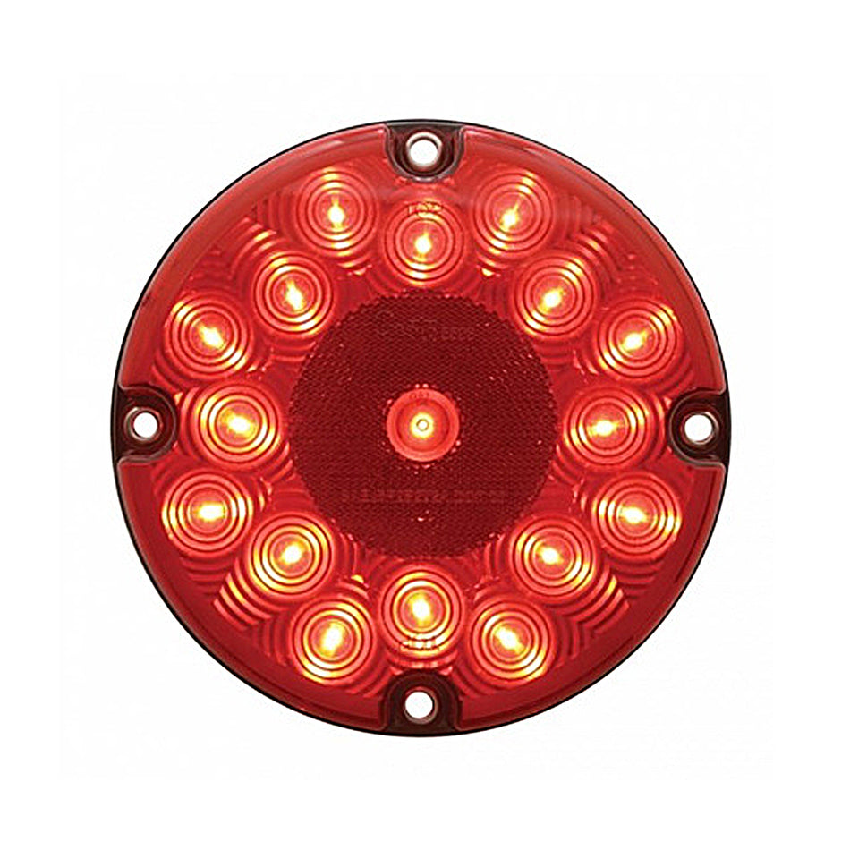 United Pacific - 17 LED 7" Turn/Stop Signal Light - Amber or Red LEDs (Amber or Red Lens)